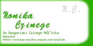 monika czinege business card